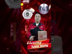 Cleaning turbine housing