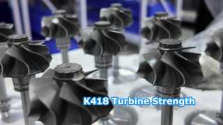 Chất liệu lưỡi bánh tuabin: K418